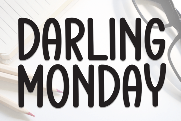 Darling Monday Font - Featured Image