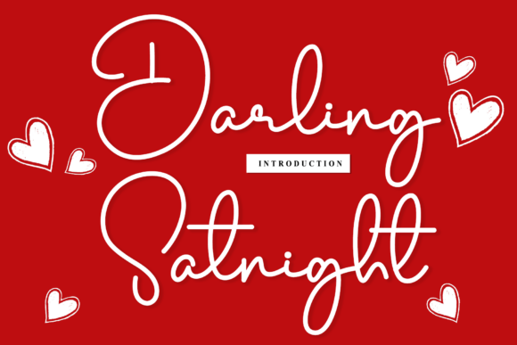 Darling Satnight Font - Featured Image
