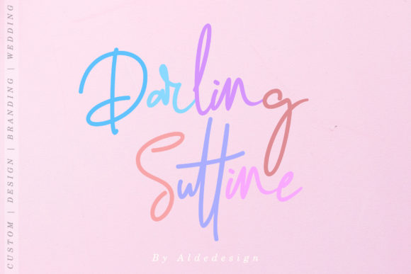 Darling Suttine Font - Featured Image