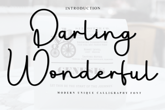 Darling Wonderful Font - Featured Image