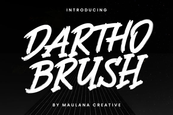 Dartho Brush Font - Featured Image