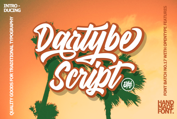 Dartybe Font - Featured Image