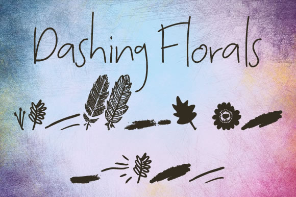 Dashing Florals Font - Featured Image