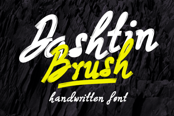 Dashtin Brush Font - Featured Image