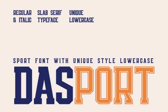 Dasport Font - Featured Image