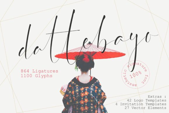 Dattebayo Font - Featured Image