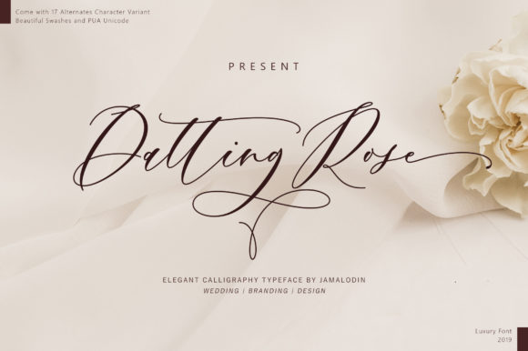 Datting Rose  Font - Featured Image