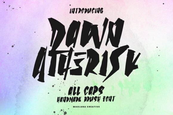 Dawn Atherisk Font - Featured Image