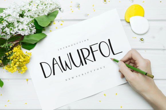 Dawurfol Font - Featured Image