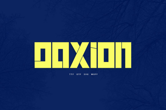 Daxion Font - Featured Image
