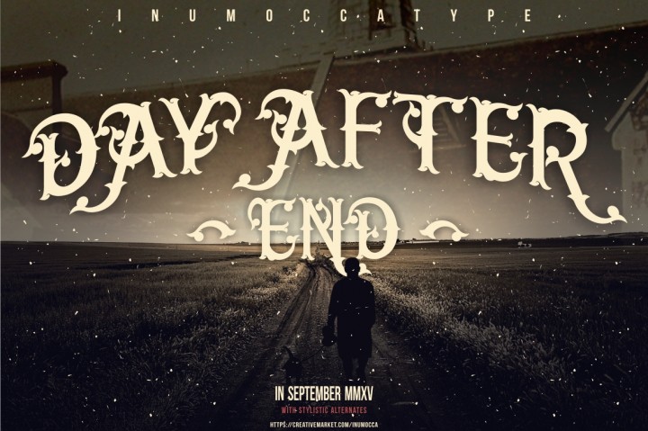 Day After End Font - Featured Image