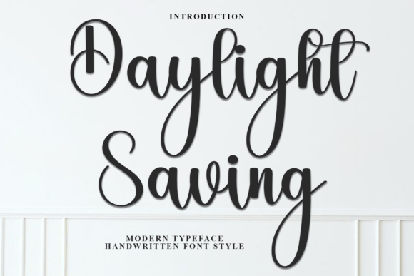 Daylight Saving Font - Featured Image