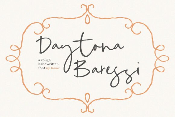 Daytona Baressi Font - Featured Image