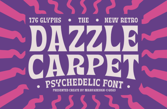 Dazzle Carpet Font - Featured Image
