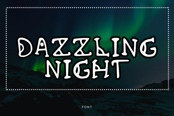 Dazzling Night Font - Featured Image