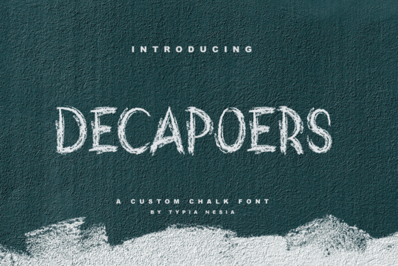 DeCapoers Font - Featured Image