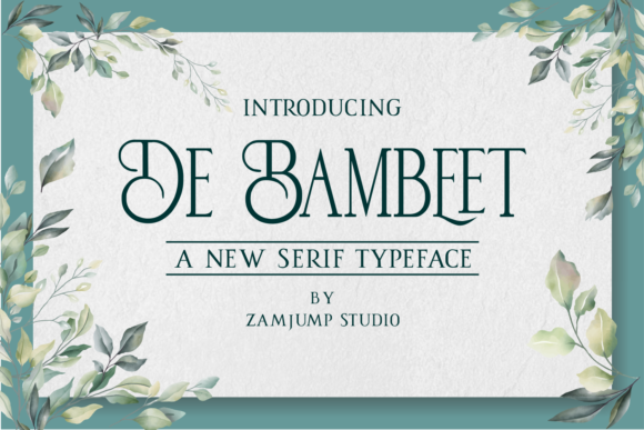 De Bambeet Font - Featured Image