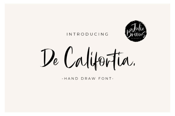 De Califortia Script Font - Featured Image