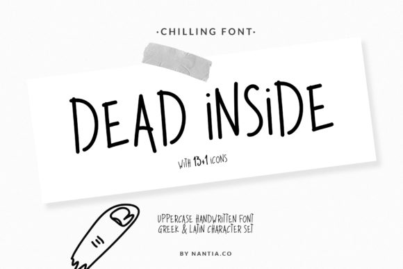 Dead Inside Font - Featured Image