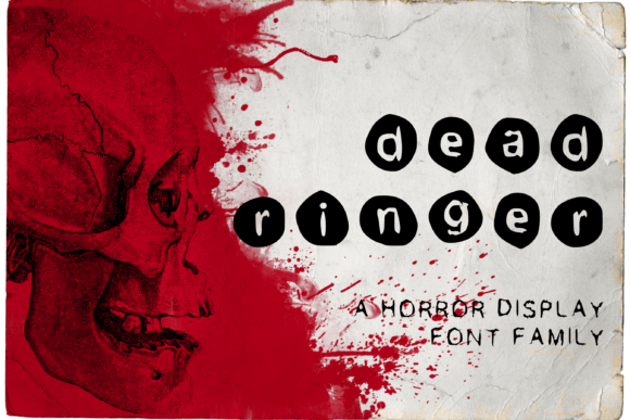 Dead Ringer Font - Featured Image