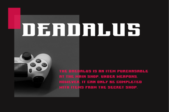 Deadalus Font - Featured Image