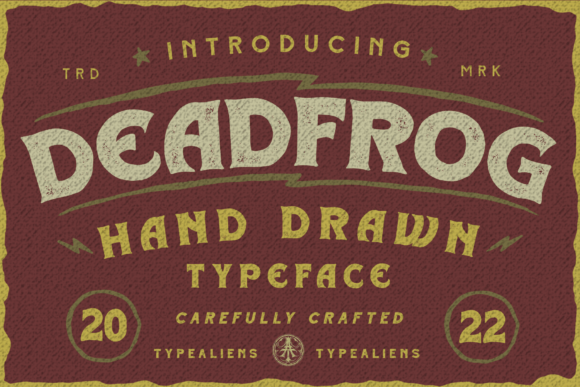 Deadfrog Font - Featured Image