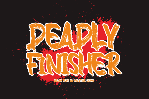Deadly Finisher Font - Featured Image