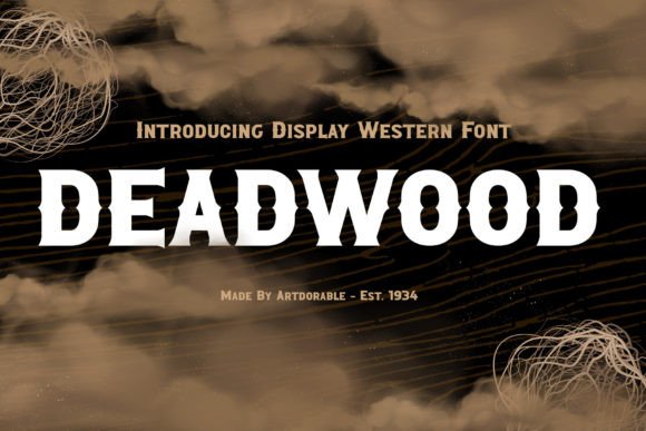 Deadwood Font - Featured Image