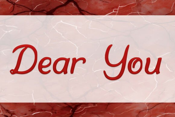 Dear You Font - Featured Image