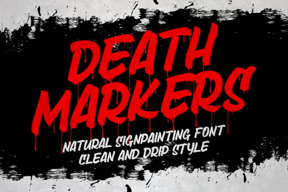 Death Markers Font - Featured Image