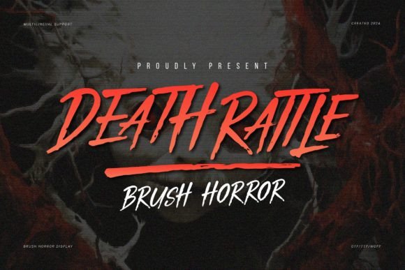 Death Rattle Font - Featured Image
