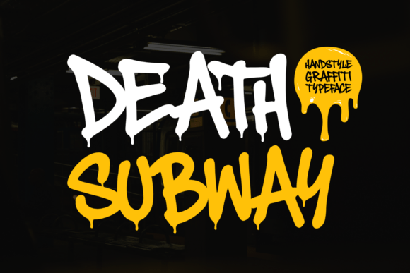 Death Subway Graffiti Font - Featured Image