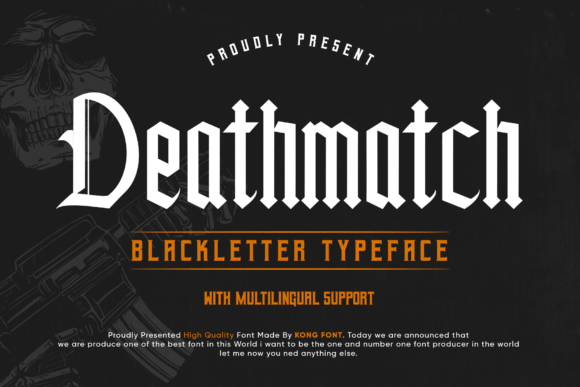Deathmatch Font - Featured Image