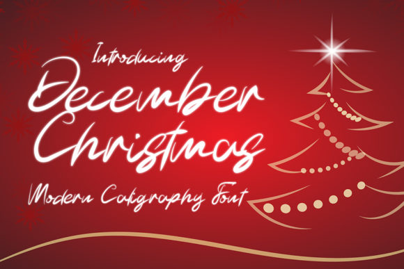 December Christmas Font - Featured Image