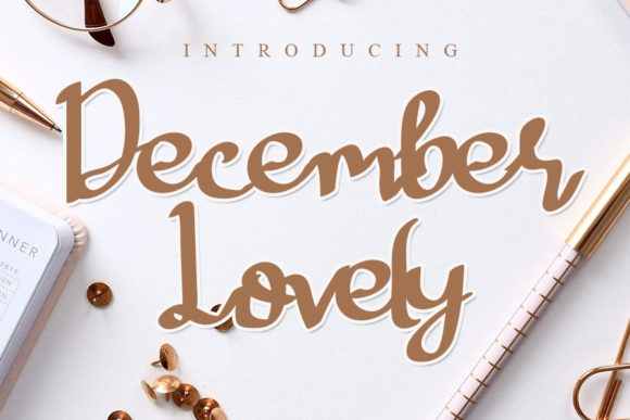 December Lovely Font - Featured Image