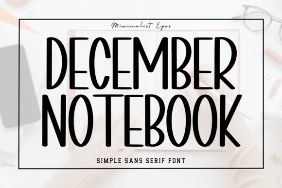 December Notebook Font - Featured Image