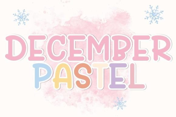 December Pastel Font - Featured Image