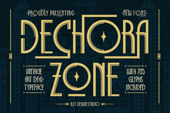 Dechora Zone Font - Featured Image