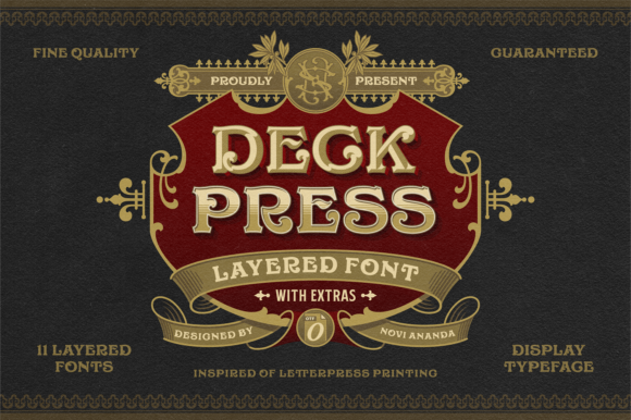 Deckpress Font - Featured Image