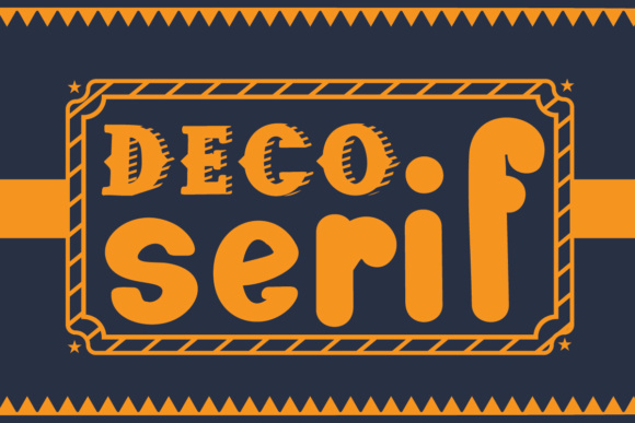 Deco Serif Font - Featured Image