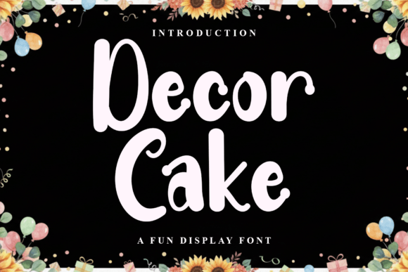 Decor Cake Font - Featured Image