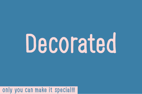 Decorated Font - Featured Image