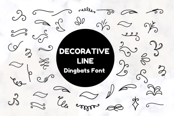Decorative Line Font - Featured Image