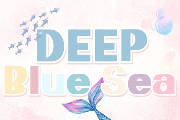 Deep Blue Sea Font - Featured Image