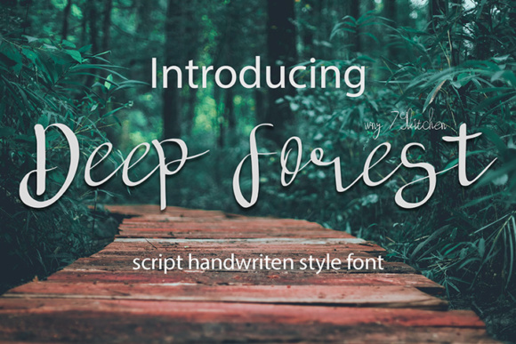 Deep Forest Font - Featured Image