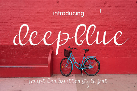 Deepblue Font - Featured Image