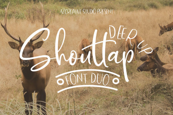 DeerUp Shouttap Duo Font - Featured Image