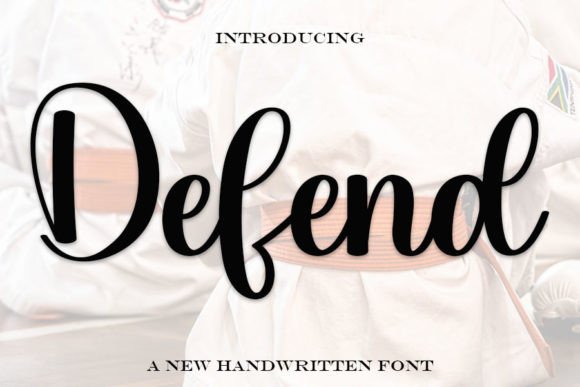 Defend Font - Featured Image