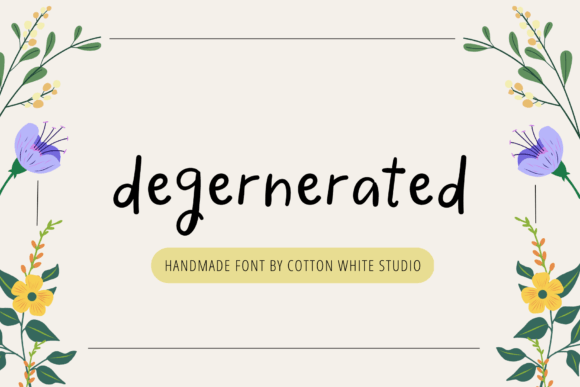 Degenerated Font - Featured Image