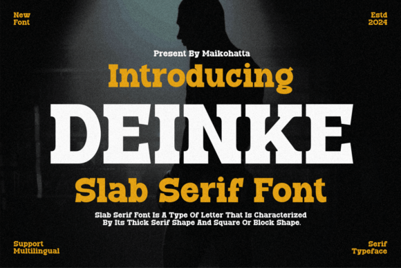 Deinke Font - Featured Image